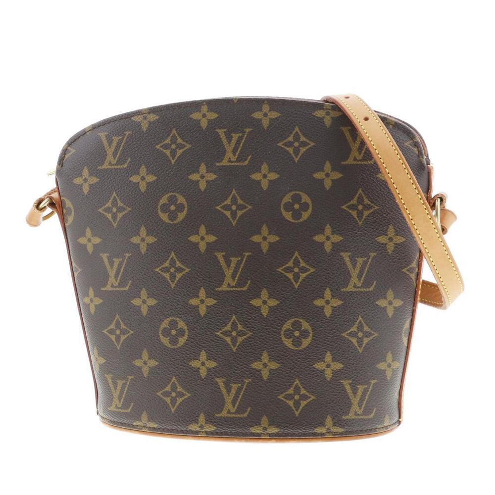 LOUIS VUITTON Drouot Bag Shoulder Messenger Monogram Brown